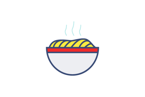 Chinese Food Icon (color) - 4: Elevate Your Brand with Vibrant Design