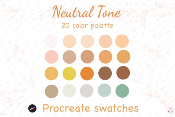 Embrace Earthy Elegance: The Neutral Tone Procreate Color Palette