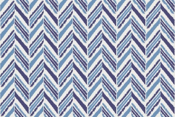 Embracing Tradition: The Ikat Blue Color Chevron Pattern