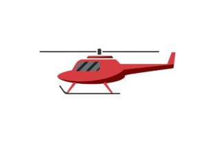 Helicopter Full Color Icon EPS 10: A Dynamic Design Asset