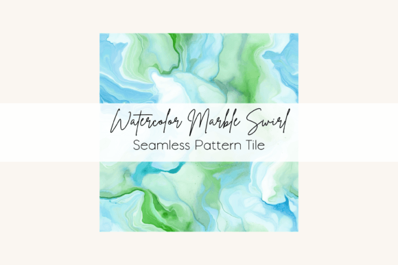 Ocean Watercolour Marble Swirl Pattern: A Designer's Guide