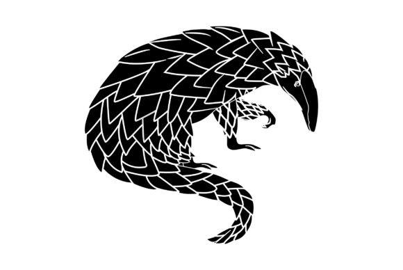 Pangolin Vector Design: A Modern Solid Color Asset
