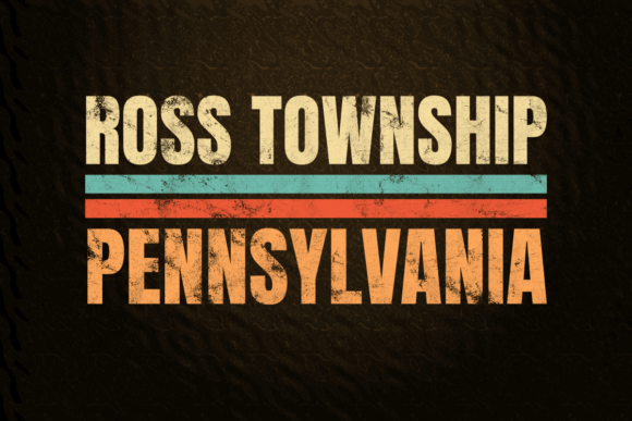 Ross Township Pennsylvania Retro Color: Vintage PA Charm
