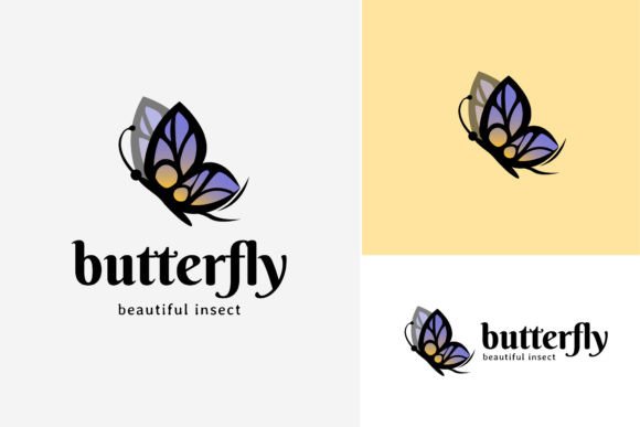 The Timeless Allure of a Flying Butterfly Vintage Logo